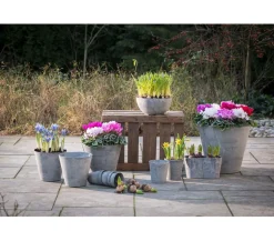 Artstone Kunststoff-Blumentopf Claire, rund