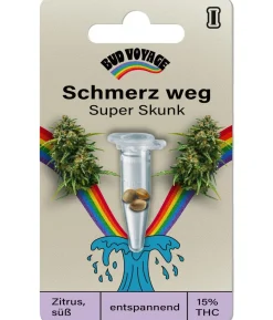 Bud Voyage Hanfsamen Schmerz weg Super Skunk, 3 Stk.