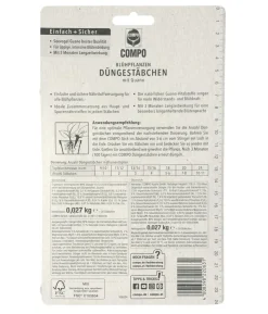 COMPO Düngestäbchen für Blühpflanzen, 30 Stk.