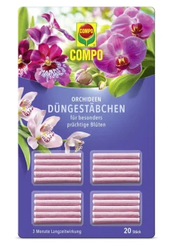COMPO Düngestäbchen für Orchideen, 20 Stück