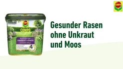 COMPO Rasendünger gegen Unkraut + Moos 4in1