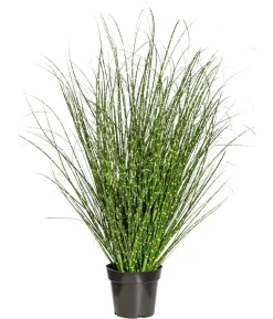 CREATIV green Kunstpflanze Grasbusch Miscanthus Zebrinus im Topf, ca. H110 cm