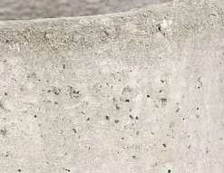 Dehner Beton-Übertopf Jimmy, rund, hellgrau