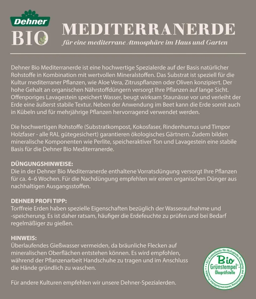 Dehner Bio Mediterranerde, 40 l