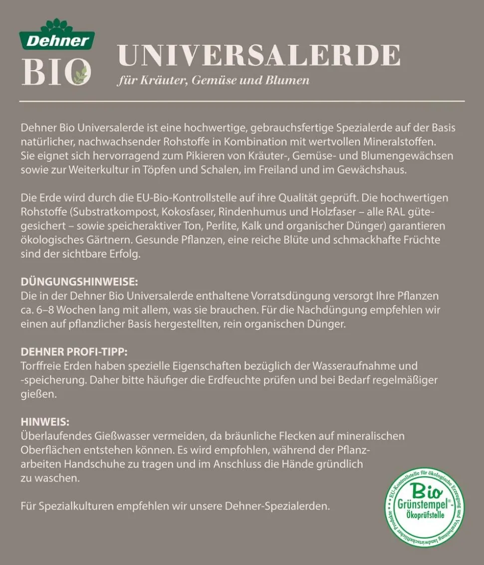 Dehner Bio Universal-Erde, 40 l