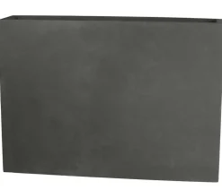 Dehner Fiberglas-Kasten, rechteckig, grau, ca. B118/H85/T26 cm