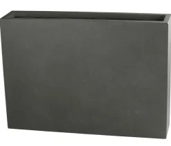 Dehner Fiberglas-Kasten, rechteckig, grau, ca. B118/H85/T26 cm