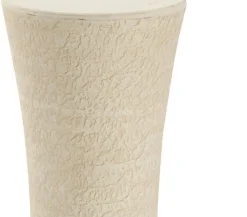 Dehner Keramik-Pflanzsäule Rustika, creme, ca. Ø24/H55 cm