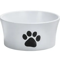 Dehner Keramik-Schale Paw, konisch, weiß, ca. Ø20 cm