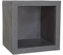 Dehner Kunststoff-Blumenkübel Palermo, quadratisch