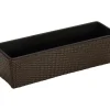 Dehner Polyrattan-Kasten Alicante, rechteckig, braun
