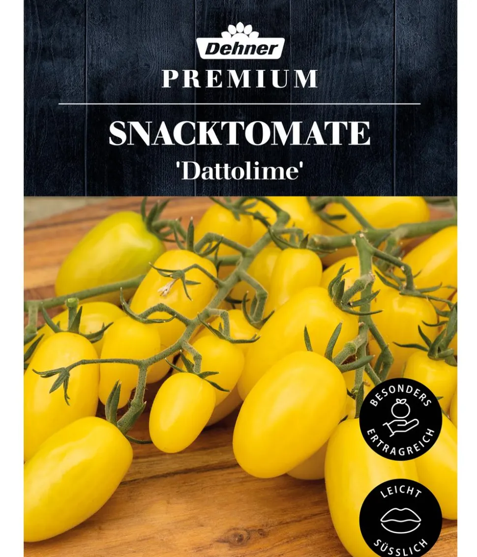 Dehner Premium Samen Snacktomate 'Dattolime'