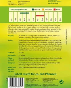 Dehner Samen Schalerbse 'Kleine Rheinländerin'