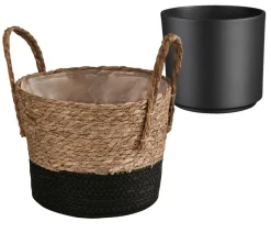 Dehner Übertopf-Set Urban Green, 2-teilig