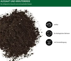 Dehner Bio Aussaat- und Kräutererde, 18 l