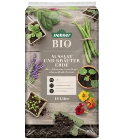 Dehner Bio Aussaat- und Kräutererde, 18 l