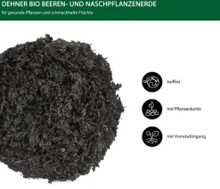 Dehner Bio Beeren- und Naschpflanzenerde, 20 l