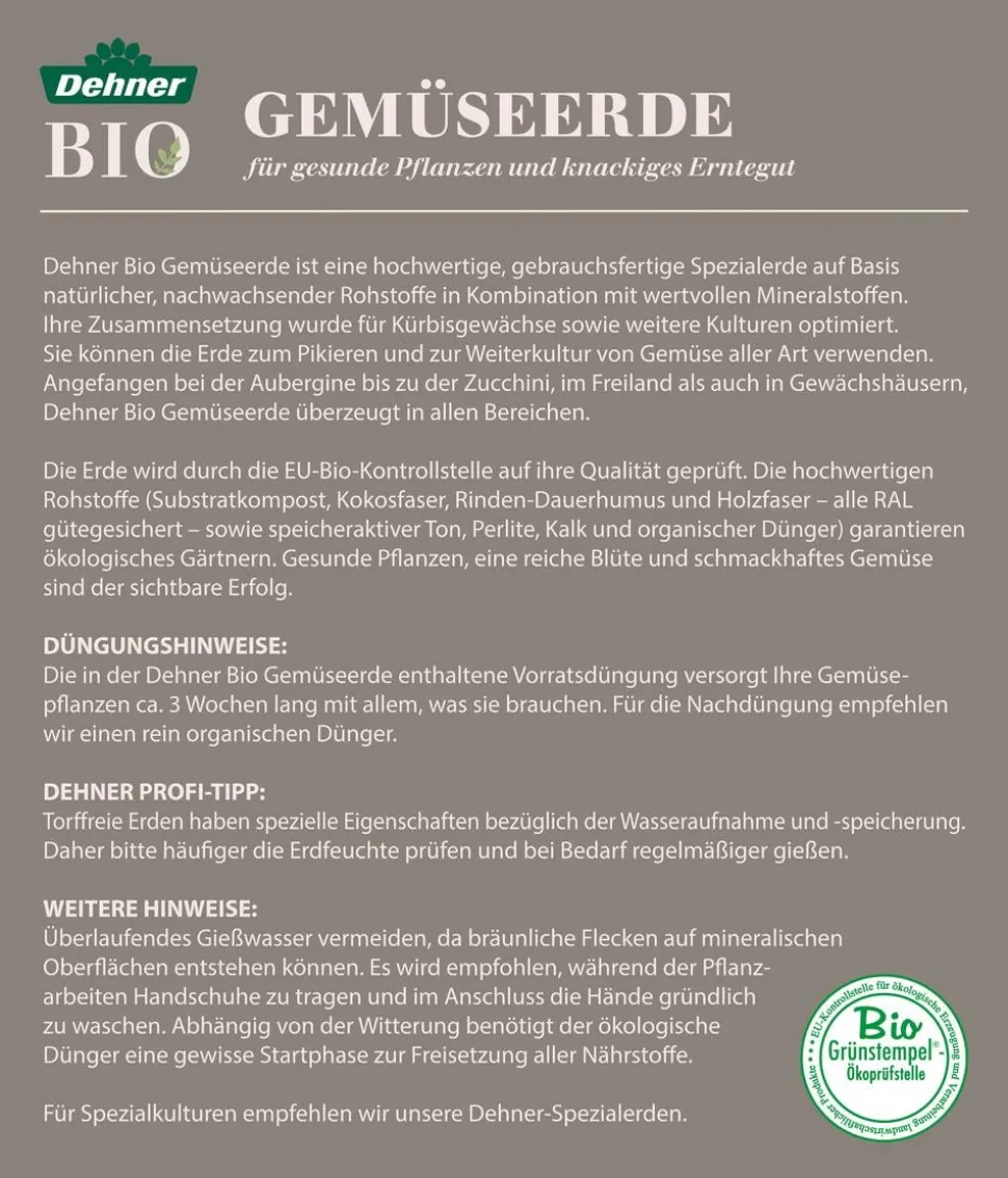 Dehner Bio Gemüseerde, 40 l