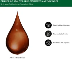 Dehner Bio Kräuter- und Gewürzpflanzen-Dünger, flüssig, 500 ml
