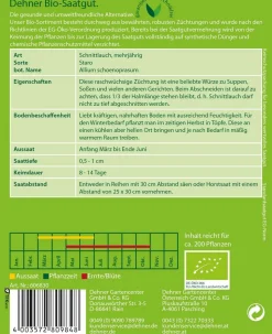 Dehner Bio-Samen Schnittlauch 'Staro'