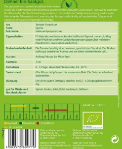 Dehner Bio-Samen Tomaten 'Sparta'