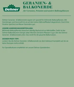 Dehner Geranien- & Balkonerde, 40 l