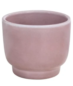Dehner Keramik-Übertopf Ari, rosa, ca. Ø7,3 cm