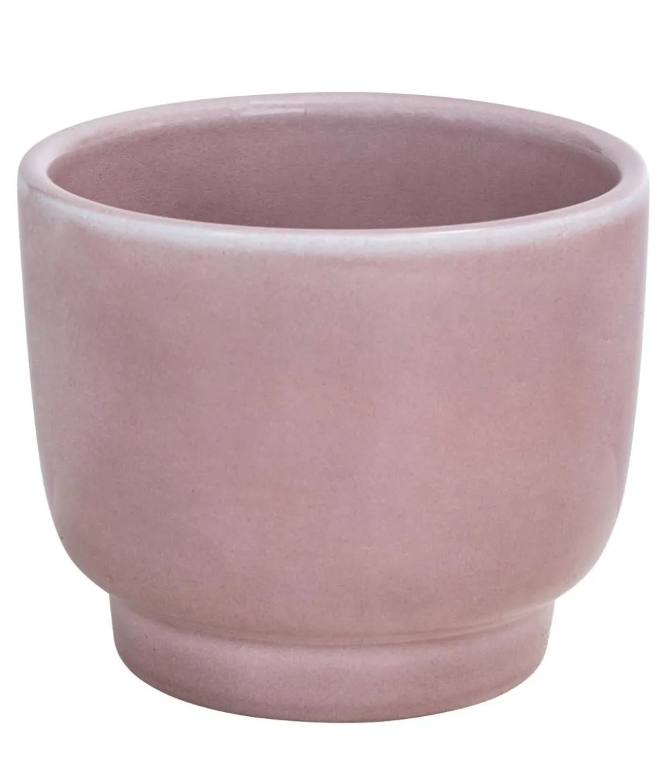 Dehner Keramik-Übertopf Ari, rosa, ca. Ø7,3 cm