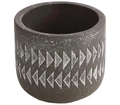 Dehner Keramik-Übertopf Elif, rund, ca. Ø8 cm
