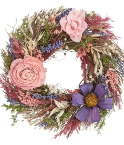 Dehner Kranz Beauty, pink, ca. Ø25 cm