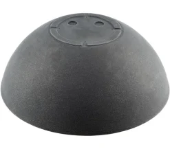 Dehner Kunststoff-Schale Miami, rund, anthrazit, ca. Ø52/H20 cm