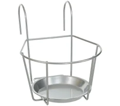 Dehner Metall-Balkonblumentopfhalter Banbury, ca. B21/H24/T22 cm