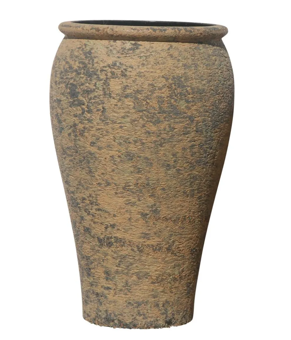 Dehner Polystone-Vase Atlantis, rund