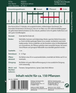 Dehner Premium Samen Rettich 'Neptun'