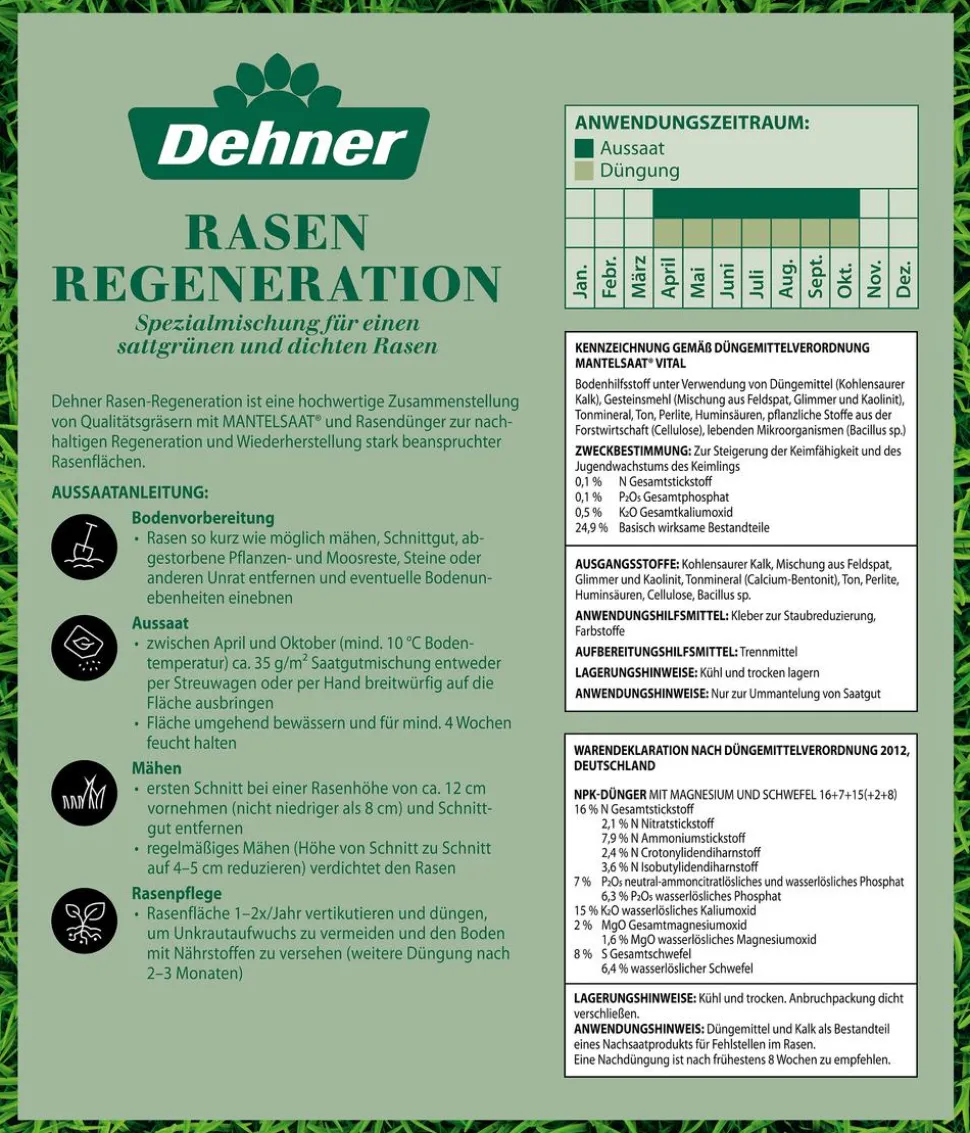 Dehner Rasen-Regeneration