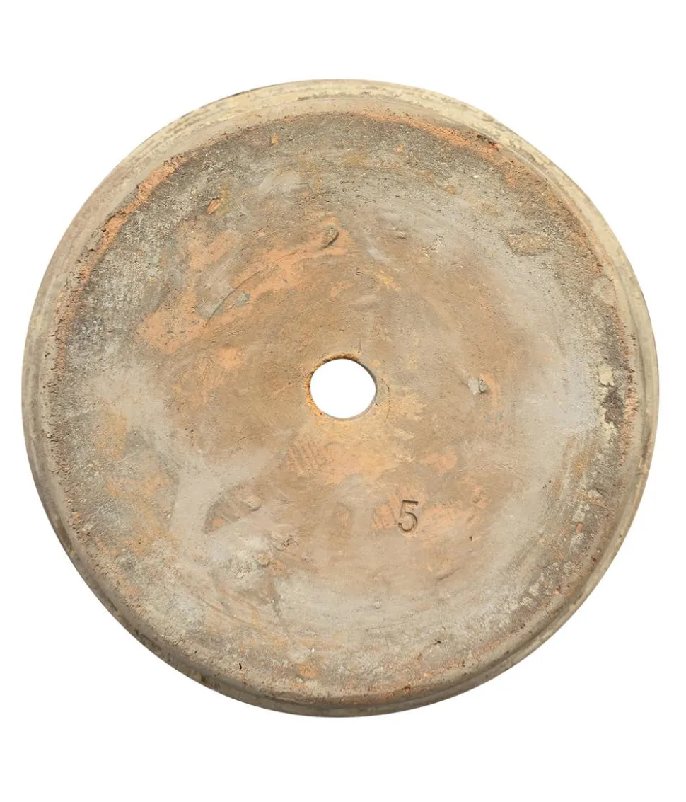 Dehner Terrakotta-Topf Turin, rund, antique-terra