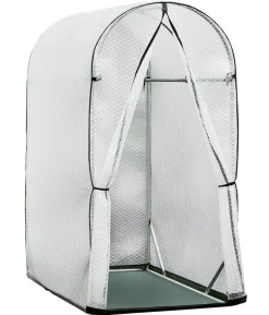 Dehner Winterschutzzelt Vingolf, transparent, ca. B100/H200/T150 cm