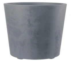 Deroma Kunststoff-Topf Millenium mit Wassereservoir, rund, ca. Ø59/H49,5 cm