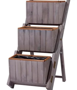 dobar Holz-Pflanztreppe klappbar, ca. B41/H85/T55 cm