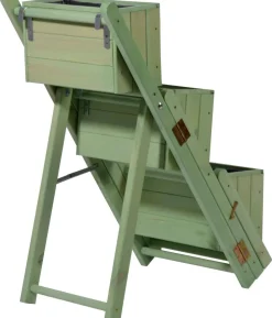 dobar Holz-Pflanztreppe klappbar, ca. B41/H85/T55 cm