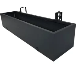 Eastwest Fiberglas-Balkonkasten Linea inkl. Halterung