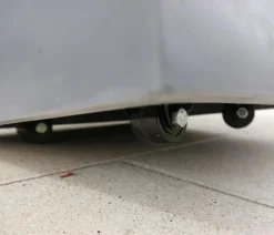 Eastwest Fiberglas-Pflanzkübel mit Pflanzenroller, rechteckig