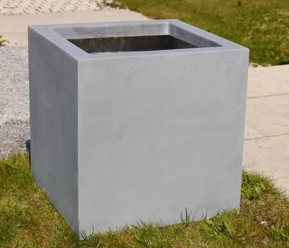 Eastwest Fiberglas-Pflanzkübel Supremo, quadratisch