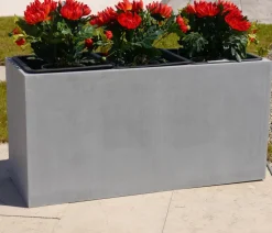 Eastwest Fiberglas-Pflanztrog Supremo, rechteckig