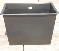 Eastwest Kunststoff-Pflanzeinsätze für Tröge, rechteckig, schwarz, ca. B49/H31/T38 cm, 2er-Set