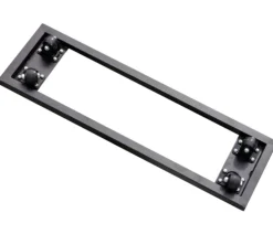 Eastwest Pflanzenroller für Pflanztröge, schwarz, ca. B72/H7/T22 cm