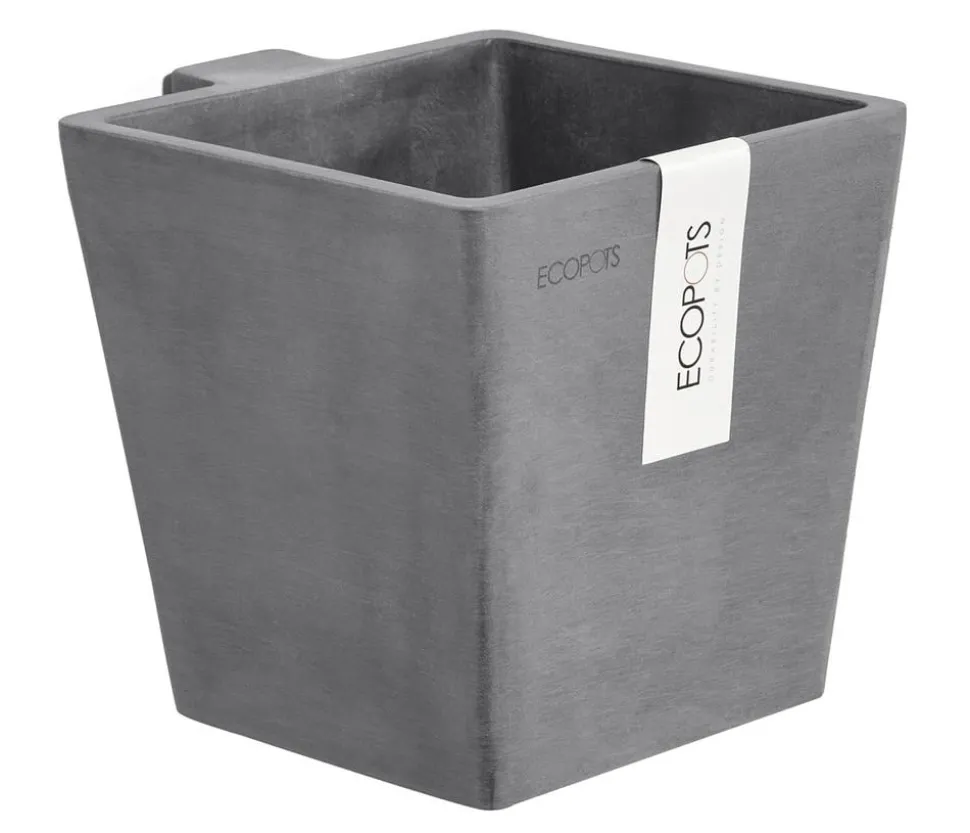 Ecopots Kunststoff-Kasten Manhattan Wall mit Wassersystem, rechteckig