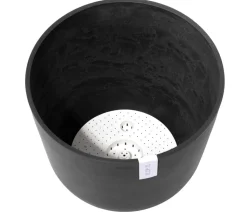 Ecopots Kunststoff-Topf Oslo mit Wassersystem, rund