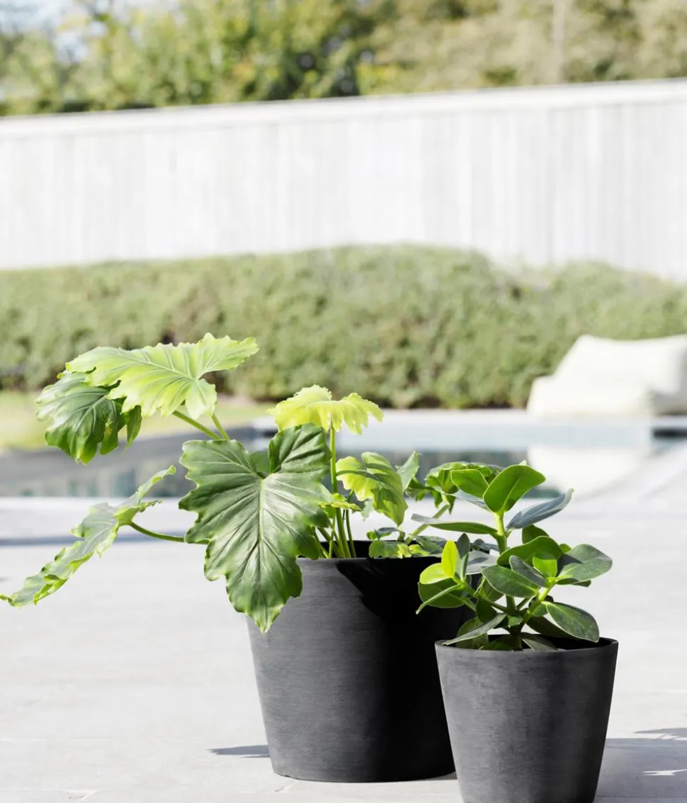 Ecopots Kunststoff-Topf Amsterdam mit Wassersystem, rund