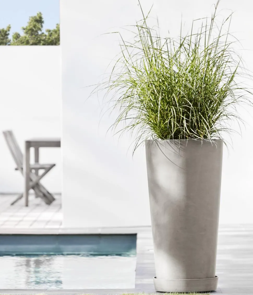 Ecopots Kunststoff-Topf Amsterdam hoch, rund